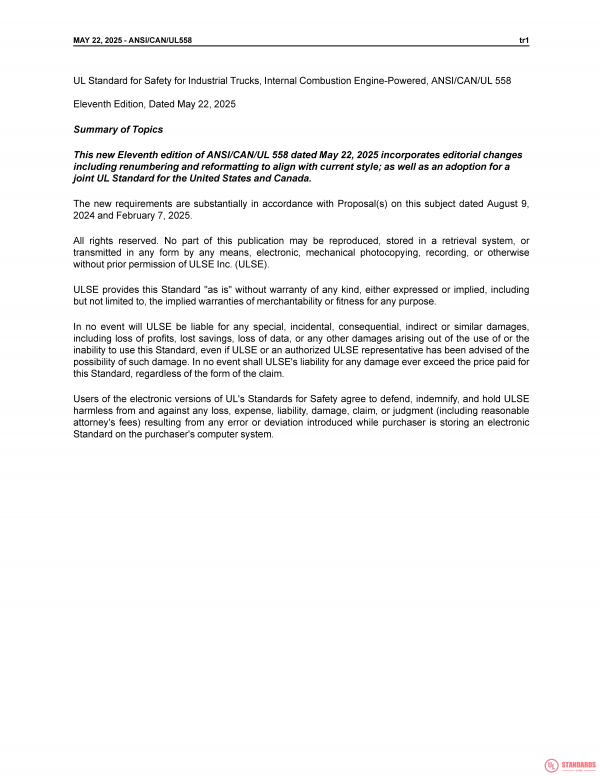 UL 558 PDF UL 558 PDF